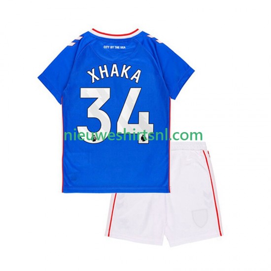 Kind Shirt met Bedrukking Sunderland Granit Xhaka 34 Uit 2025-2026 Korte Mouw