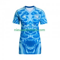 Tigres UANL Dames Shirt met Bedrukking Uit 2025-2026 Korte Mouw