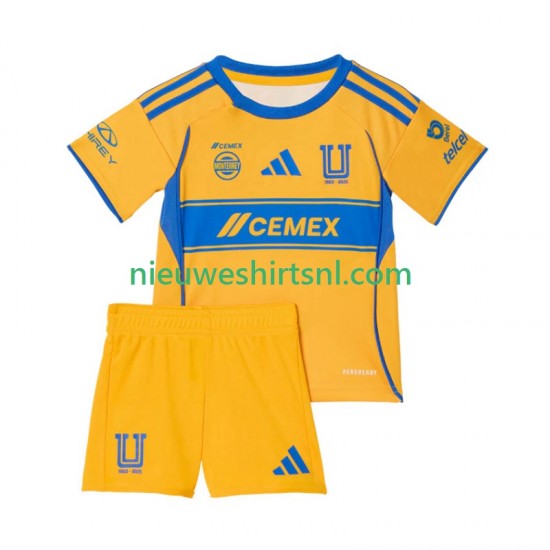 Tigres UANL Kind Shirt met Bedrukking Thuis 2025-2026 Korte Mouw