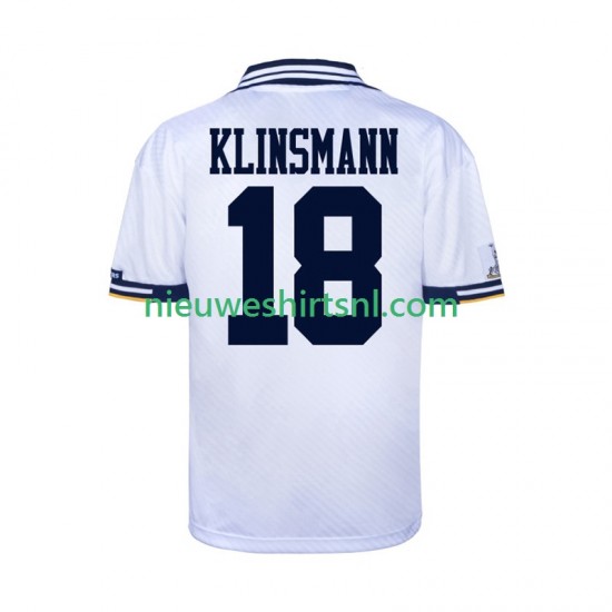Tottenham Hotspur Heren Shirt met Bedrukking Retro Thuis 1994 Korte Mouw