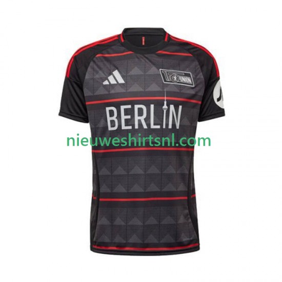 Heren Shirt met Bedrukking Union Berlin Uit 2025-2026 Korte Mouw
