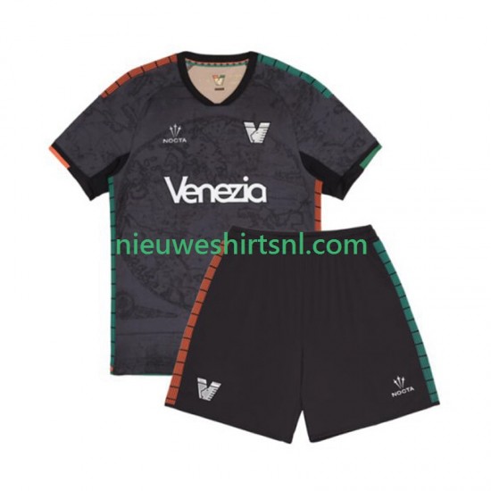 Venezia Kind Shirt met Bedrukking Thuis 2025-2026 Korte Mouw