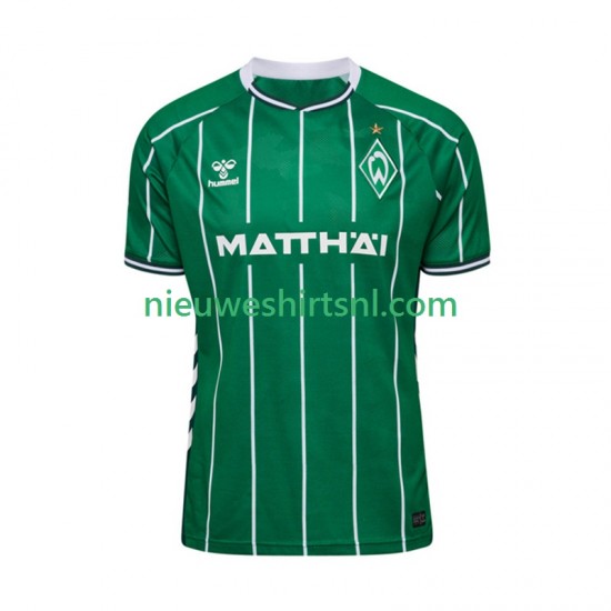 Heren Shirt met Bedrukking Werder Bremen Thuis 2025-2026 Korte Mouw