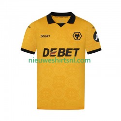 Wolverhampton Wanderers Heren Shirt met Bedrukking Thuis 2025-2026 Korte Mouw