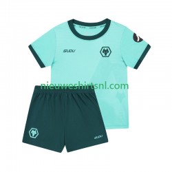 Wolverhampton Wanderers Kind Shirt met Bedrukking Uit 2025-2026 Korte Mouw