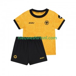 Wolverhampton Wanderers Kind Shirt met Bedrukking Thuis 2025-2026 Korte Mouw
