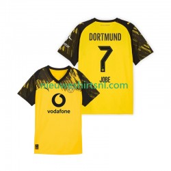 Borussia Dortmund Heren Shirt met Bedrukking Jobe Bellingham 7 Thuis 2025-2026 Korte Mouw