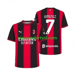 AC Milan Heren Shirt met Bedrukking Gimenez 7 Thuis 2026-2027 Korte Mouw
