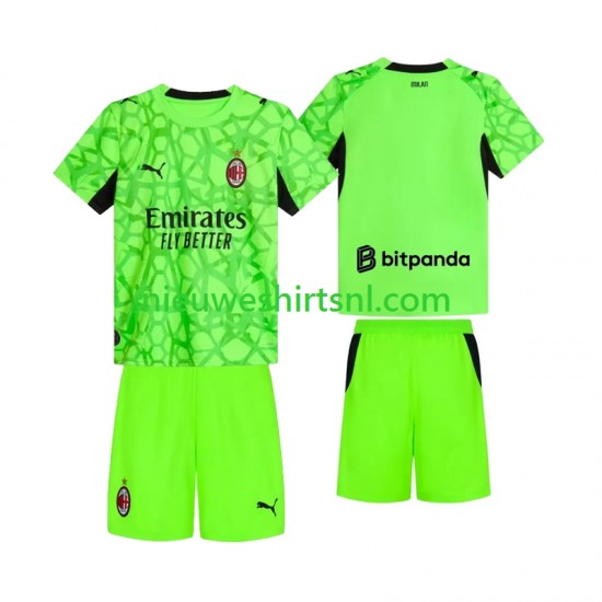 AC Milan Kind Shirt met Bedrukking Doelman Derde 2026-2027 Korte Mouw