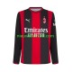 AC Milan Heren Shirt met Bedrukking Thuis 2026-2027 Lange Mouw