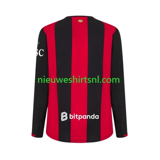 AC Milan Heren Shirt met Bedrukking Thuis 2026-2027 Lange Mouw