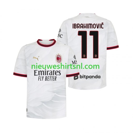 AC Milan Heren Shirt met Bedrukking Ibrahimović 11 Uit 2026-2027 Korte Mouw