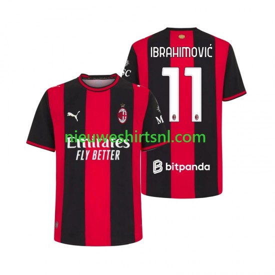 AC Milan Heren Shirt met Bedrukking Ibrahimović 11 Thuis 2026-2027 Korte Mouw