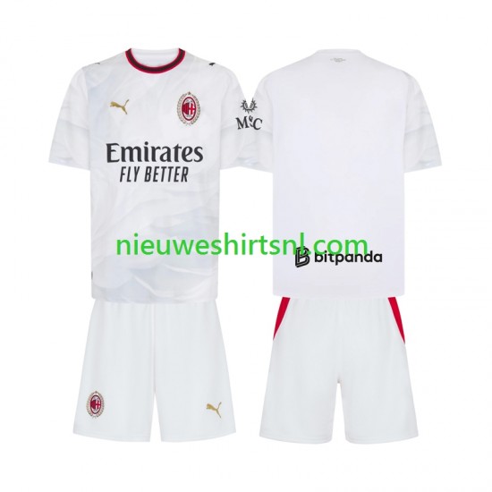AC Milan Kind Shirt met Bedrukking Uit 2026-2027 Korte Mouw