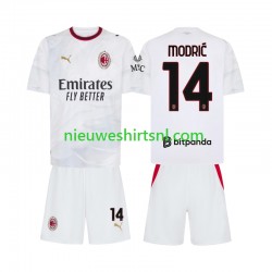 AC Milan Kind Shirt met Bedrukking Modrić Luka 14 Uit 2026-2027 Korte Mouw