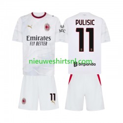 AC Milan Kind Shirt met Bedrukking Pulisic 11 Uit 2026-2027 Korte Mouw