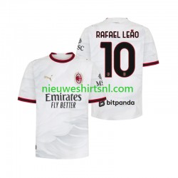 AC Milan Heren Shirt met Bedrukking Rafael Leao 10 Uit 2026-2027 Korte Mouw