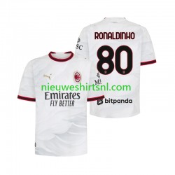 AC Milan Heren Shirt met Bedrukking Ronaldinho 80 Uit 2026-2027 Korte Mouw AC Milan Heren Shirt met Bedrukking Ronaldinho 80 Uit 2026-2027 Korte Mouw