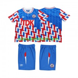 AFC Ajax Kind Shirt met Bedrukking 1989 1990 Retro Uit Lange Mouw AFC Ajax Kind Shirt met Bedrukking 1989 1990 Retro Uit Lange Mouw