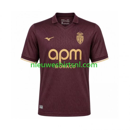 AS Monaco Heren Shirt met Bedrukking Uit 2026-2027 Korte Mouw