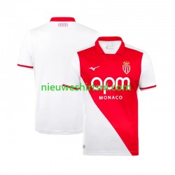 AS Monaco Heren Shirt met Bedrukking Thuis 2026-2027 Korte Mouw AS Monaco Heren Shirt met Bedrukking Thuis 2026-2027 Korte Mouw