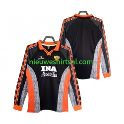 AS Roma Heren Shirt met Bedrukking 1998 Retro Derde 1999 Lange Mouw