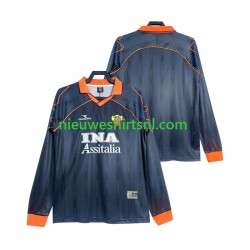 AS Roma Heren Shirt met Bedrukking 2000 Retro Derde 1999 Lange Mouw