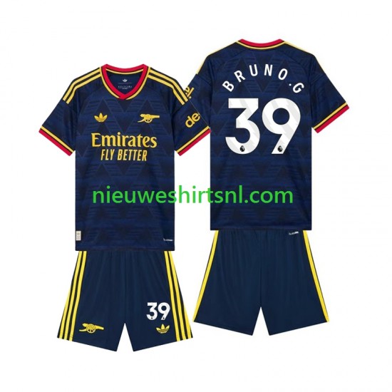 Arsenal Kind Shirt met Bedrukking Bruno Guimaraes 39 Uit 2026-2027 Korte Mouw