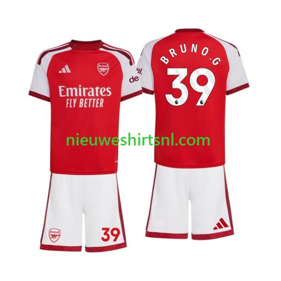 Arsenal Kind Shirt met Bedrukking Bruno Guimaraes 39 Thuis 2026-2027 Korte Mouw