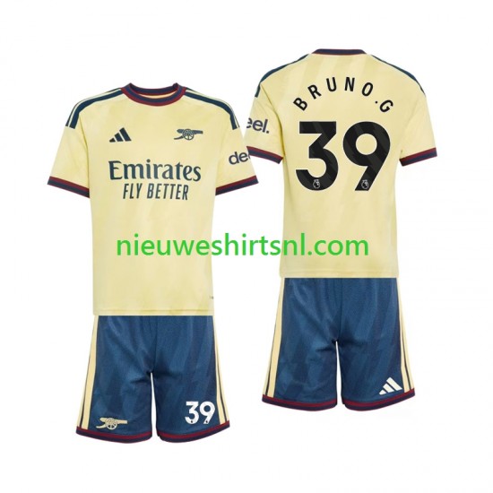 Arsenal Kind Shirt met Bedrukking Bruno Guimaraes 39 Derde 2026-2027 Korte Mouw