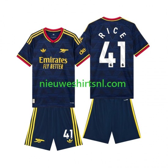 Arsenal Kind Shirt met Bedrukking Declan Rice 41 Uit 2026-2027 Korte Mouw