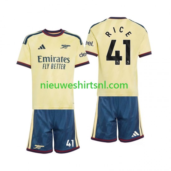 Arsenal Kind Shirt met Bedrukking Declan Rice 41 Derde 2026-2027 Korte Mouw