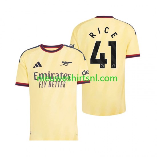 Arsenal Heren Shirt met Bedrukking Declan Rice 41 Derde 2026-2027 Korte Mouw