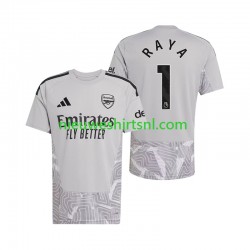 Arsenal Heren Shirt met Bedrukking Doelman David Raya 1 Thuis 2026-2027 Korte Mouw