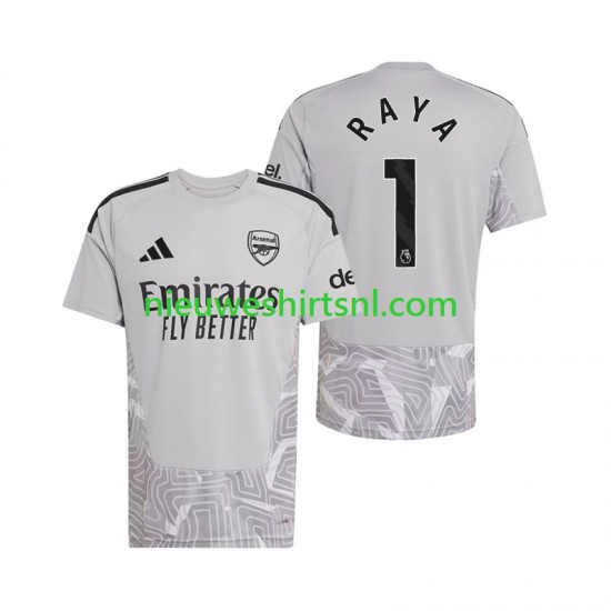 Arsenal Heren Shirt met Bedrukking Doelman David Raya 1 Thuis 2026-2027 Korte Mouw