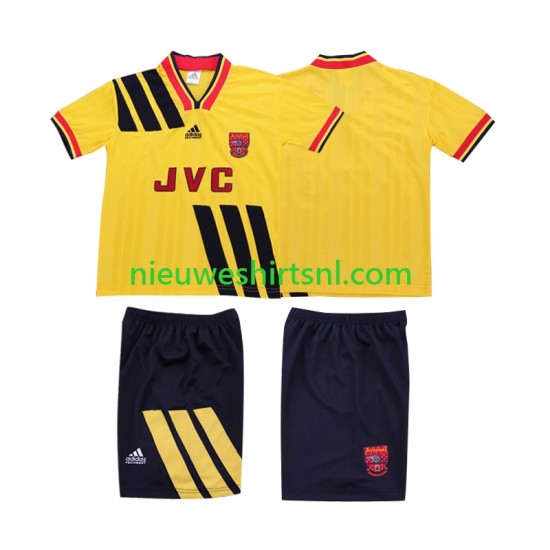 Arsenal Kind Shirt met Bedrukking 1993 Retro Uit 1994 Korte Mouw