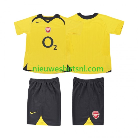 Arsenal Kind Shirt met Bedrukking 2005 Retro Uit 2006 Korte Mouw