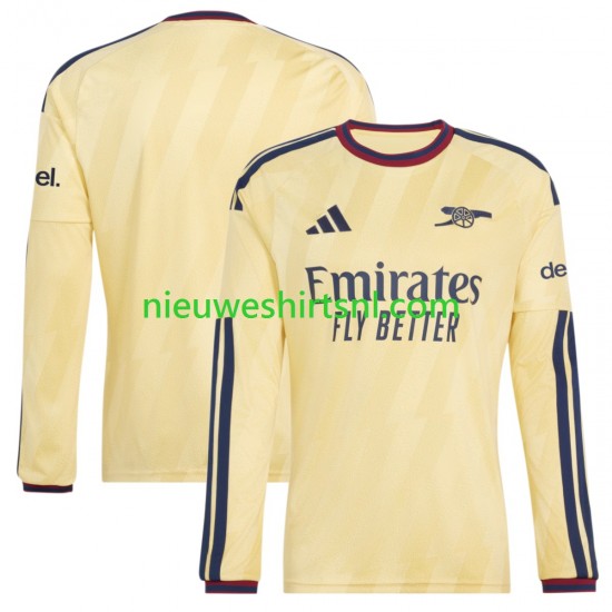 Arsenal Heren Shirt met Bedrukking Derde 2026-2027 Lange Mouw