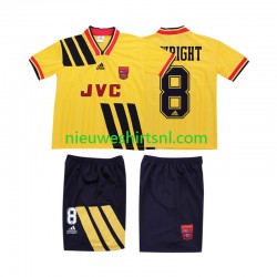 Arsenal Kind Shirt met Bedrukking WRIGHT 8 1993 Retro Uit 1994 Korte Mouw