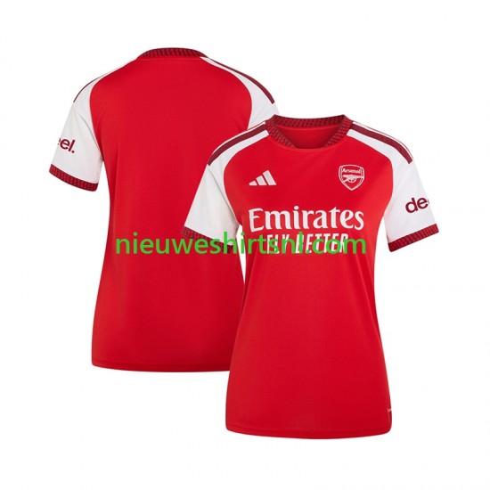 Arsenal Dames Shirt met Bedrukking Thuis 2026-2027 Korte Mouw