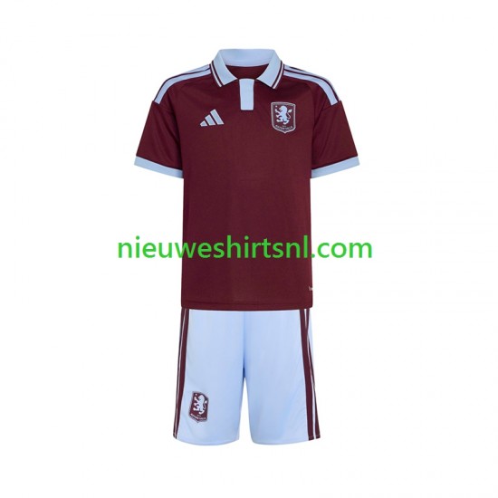 Aston Villa Kind Shirt met Bedrukking Thuis 2026-2027 Korte Mouw