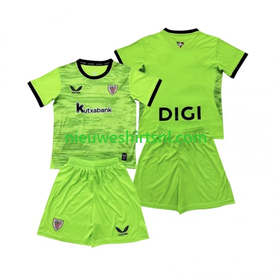 Athletic Bilbao Kind Shirt met Bedrukking Doelman Uit 2026-2027 Korte Mouw