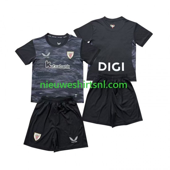 Athletic Bilbao Kind Shirt met Bedrukking Doelman Thuis 2026-2027 Korte Mouw