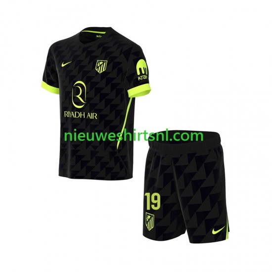 Atlético Madrid Kind Shirt met Bedrukking Julian Alvarez 19 Uit 2026-2027 Korte Mouw