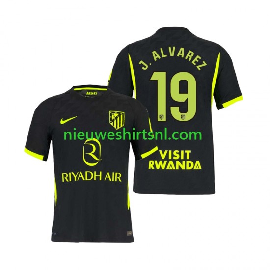 Atlético Madrid Heren Shirt met Bedrukking Julian Alvarez 19 Uit 2026-2027 Korte Mouw