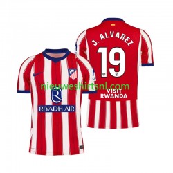 Atlético Madrid Heren Shirt met Bedrukking Julian Alvarez 19 Thuis 2026-2027 Korte Mouw