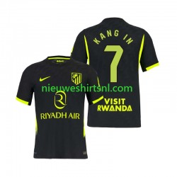 Atlético Madrid Heren Shirt met Bedrukking Lee Kang-in 7 Uit 2026-2027 Korte Mouw