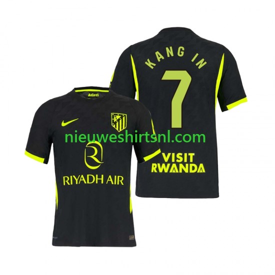 Atlético Madrid Heren Shirt met Bedrukking Lee Kang-in 7 Uit 2026-2027 Korte Mouw