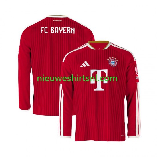 FC Bayern München Heren Shirt met Bedrukking Thuis 2026-2027 Lange Mouw