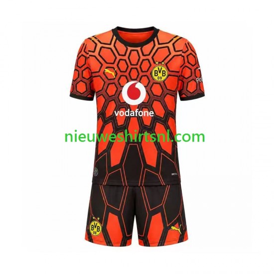 Borussia Dortmund Kind Shirt met Bedrukking Doelman Thuis 2026-2027 Korte Mouw